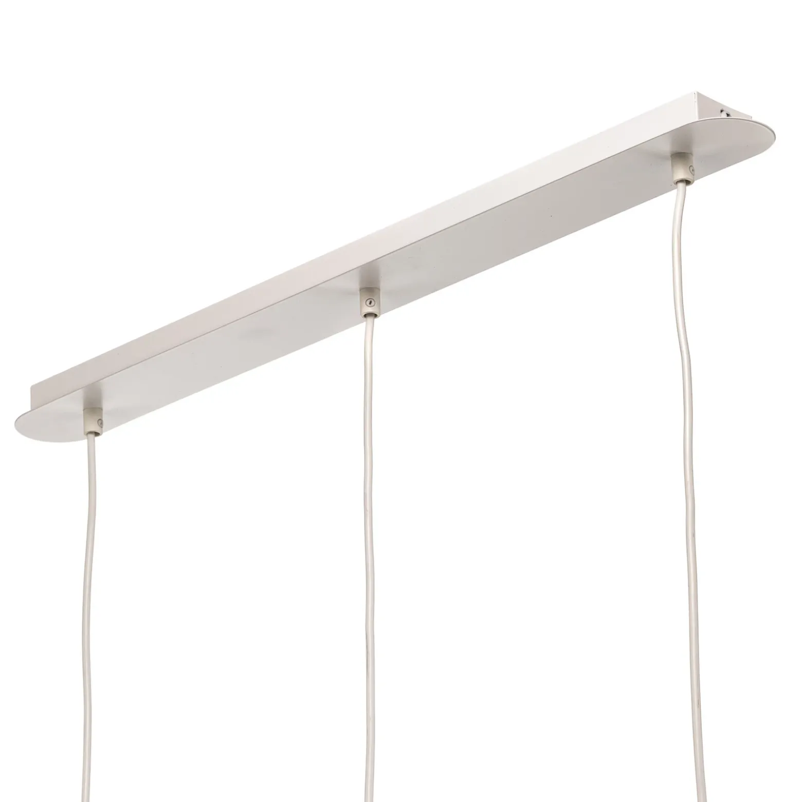 Lámpara colgante Barbado, 3 luces, en blanco