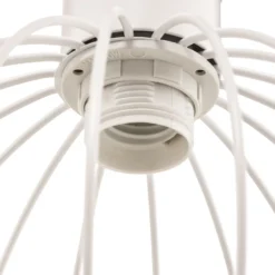 Lámpara colgante Barbado, 3 luces, en blanco