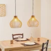Lámpara colgante Barrel de 2 luces