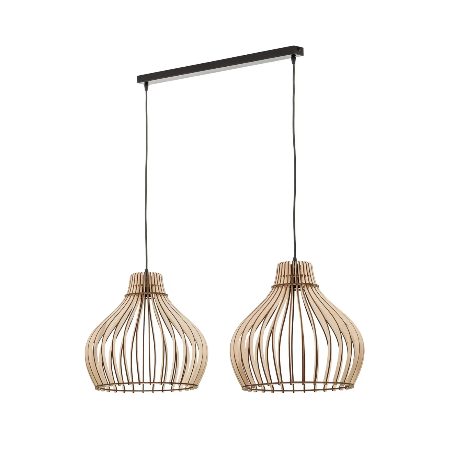 Lámpara colgante Barrel de 2 luces