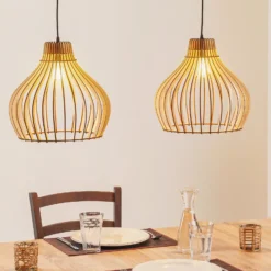 Lámpara colgante Barrel de 2 luces