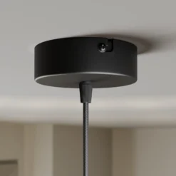 Lámpara colgante Barrel 1 luz, Ø 38cm