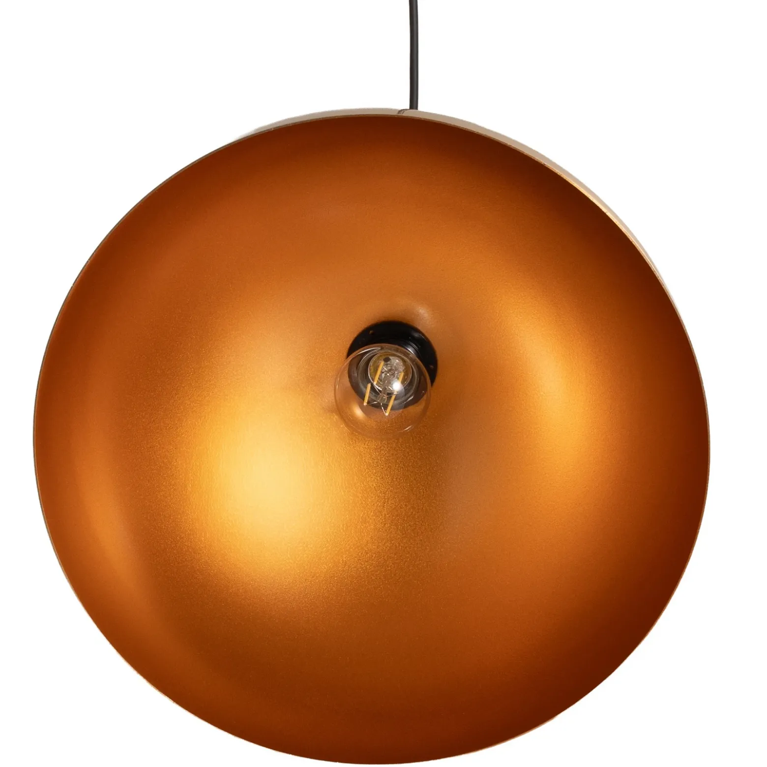Lámpara colgante Berceste, dorada, metal, Ø 40 cm, E27
