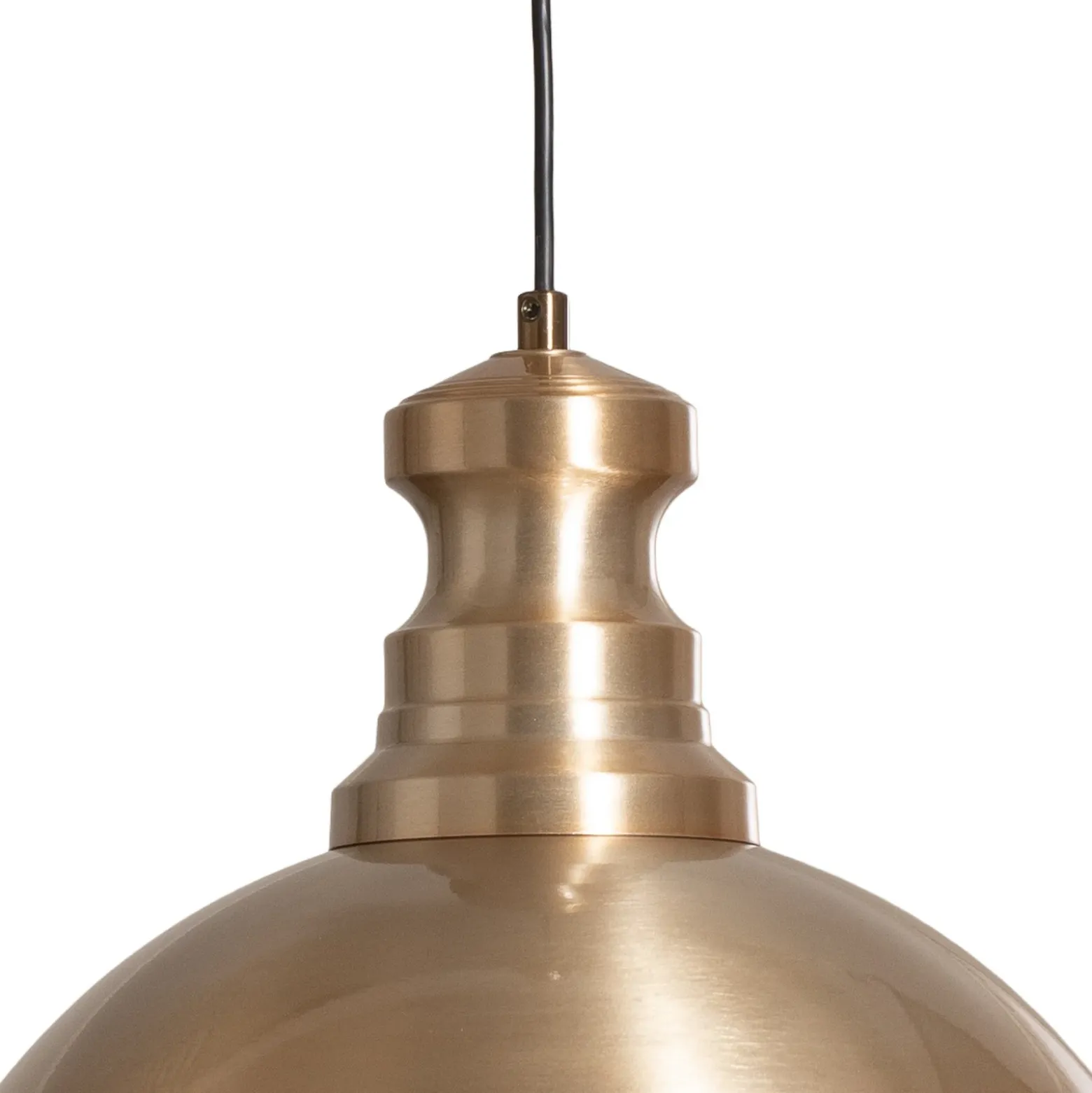 Lámpara colgante Berceste, dorada, metal, Ø 40 cm, E27