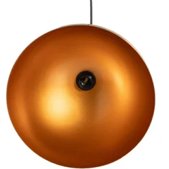 Lámpara colgante Berceste, dorada, metal, Ø 40 cm, E27