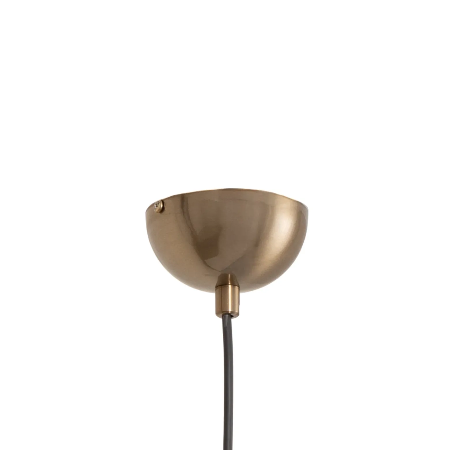 Lámpara colgante Berceste, dorada, metal, Ø 22 cm, E27