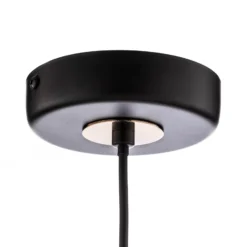 Lámpara colgante Beryt Pro de metal negro/dorado