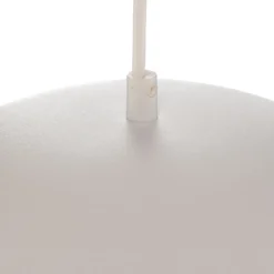 Lámpara colgante Beta en blanco y dorado