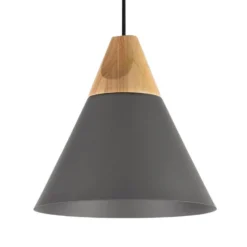 Lámpara colgante Bicones en negro Ø 22cm