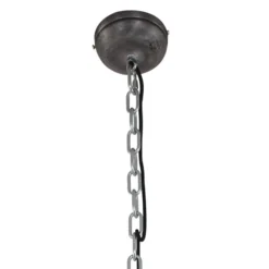 Lámpara colgante Bikkel XXL gris diseño industrial