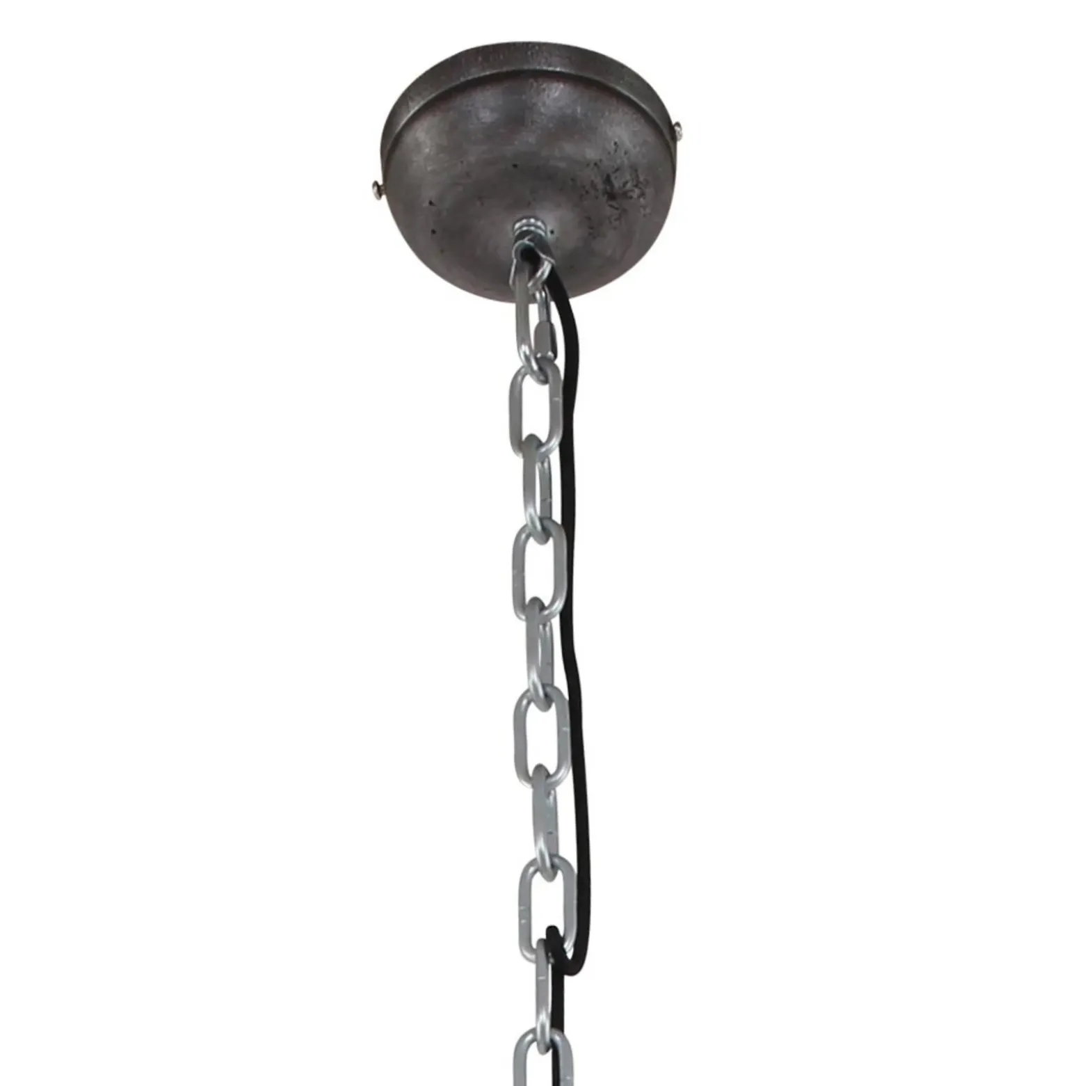 Lámpara colgante Bikkel XXL gris diseño industrial