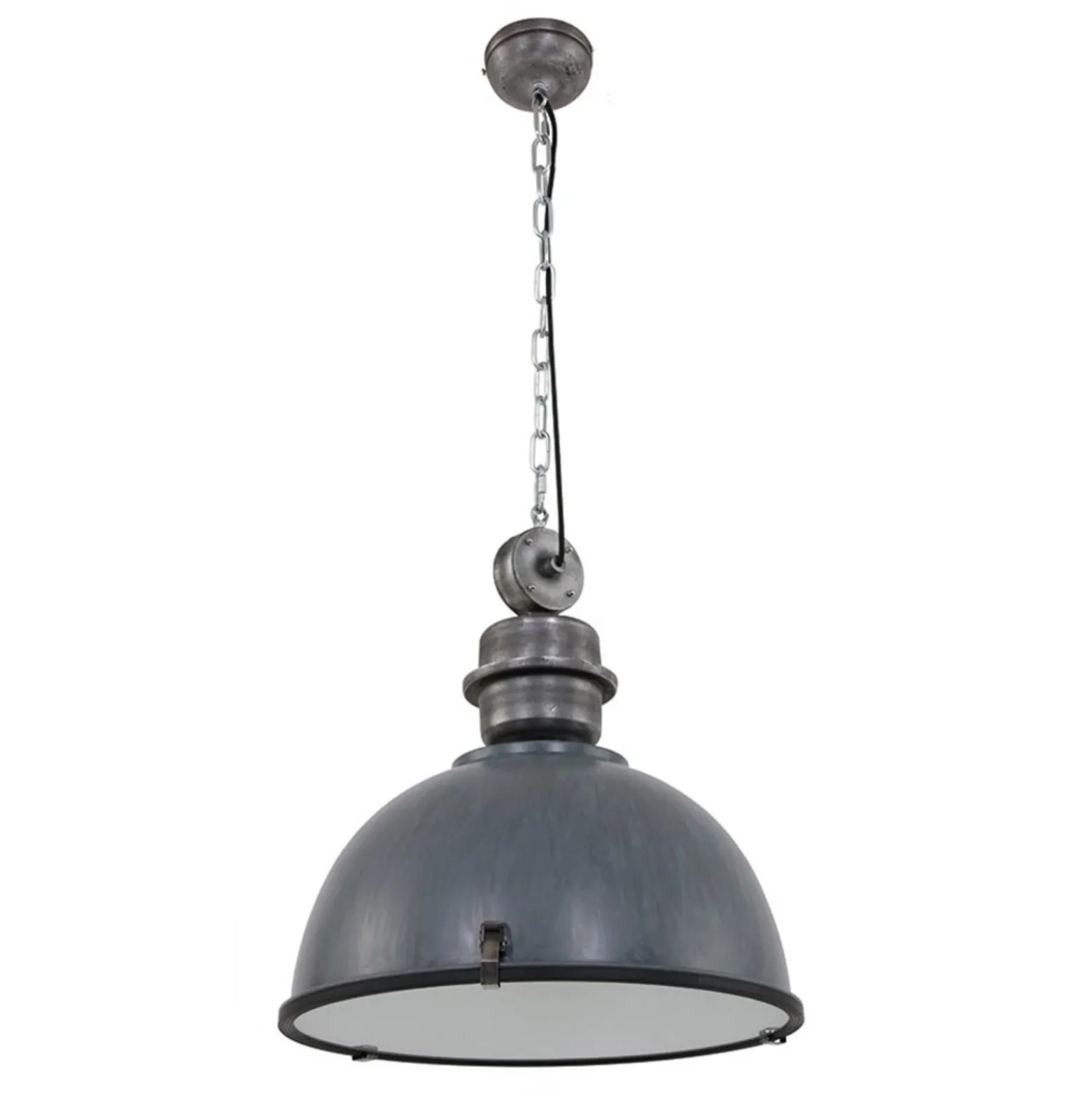 Lámpara colgante Bikkel XXL gris diseño industrial