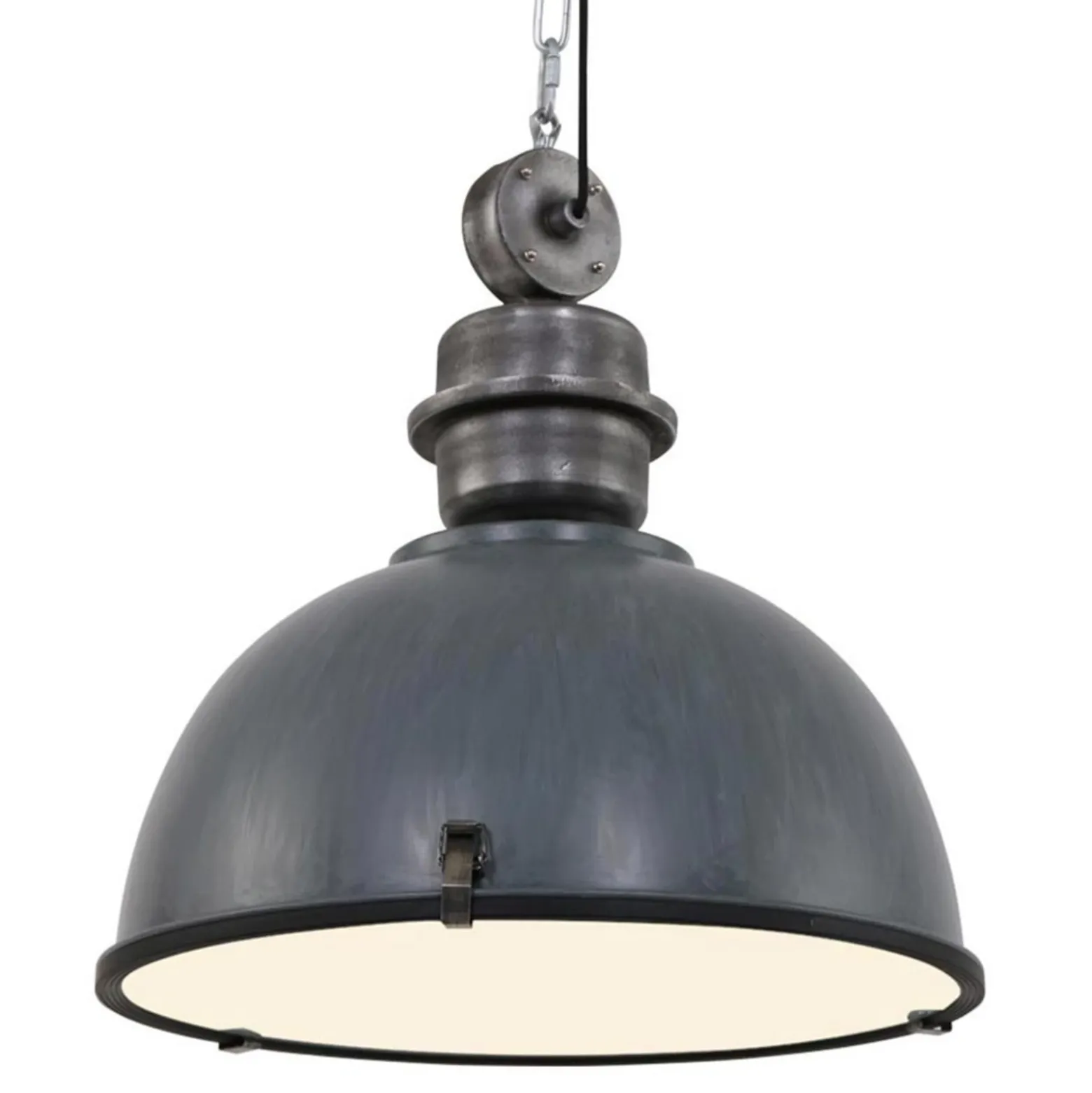 Lámpara colgante Bikkel XXL gris diseño industrial
