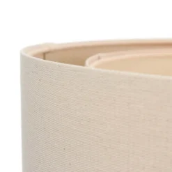 Lámpara colgante Boho, crema/beige, Ø 50 cm, altura 20 cm, yute
