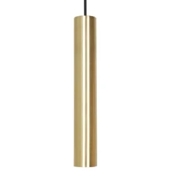 Lámpara colgante Bollique, 5 luces redonda, latón, GU10 + E27