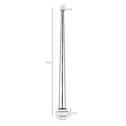 Lámpara colgante BonBon, naranja, Ø 25 cm, cristal