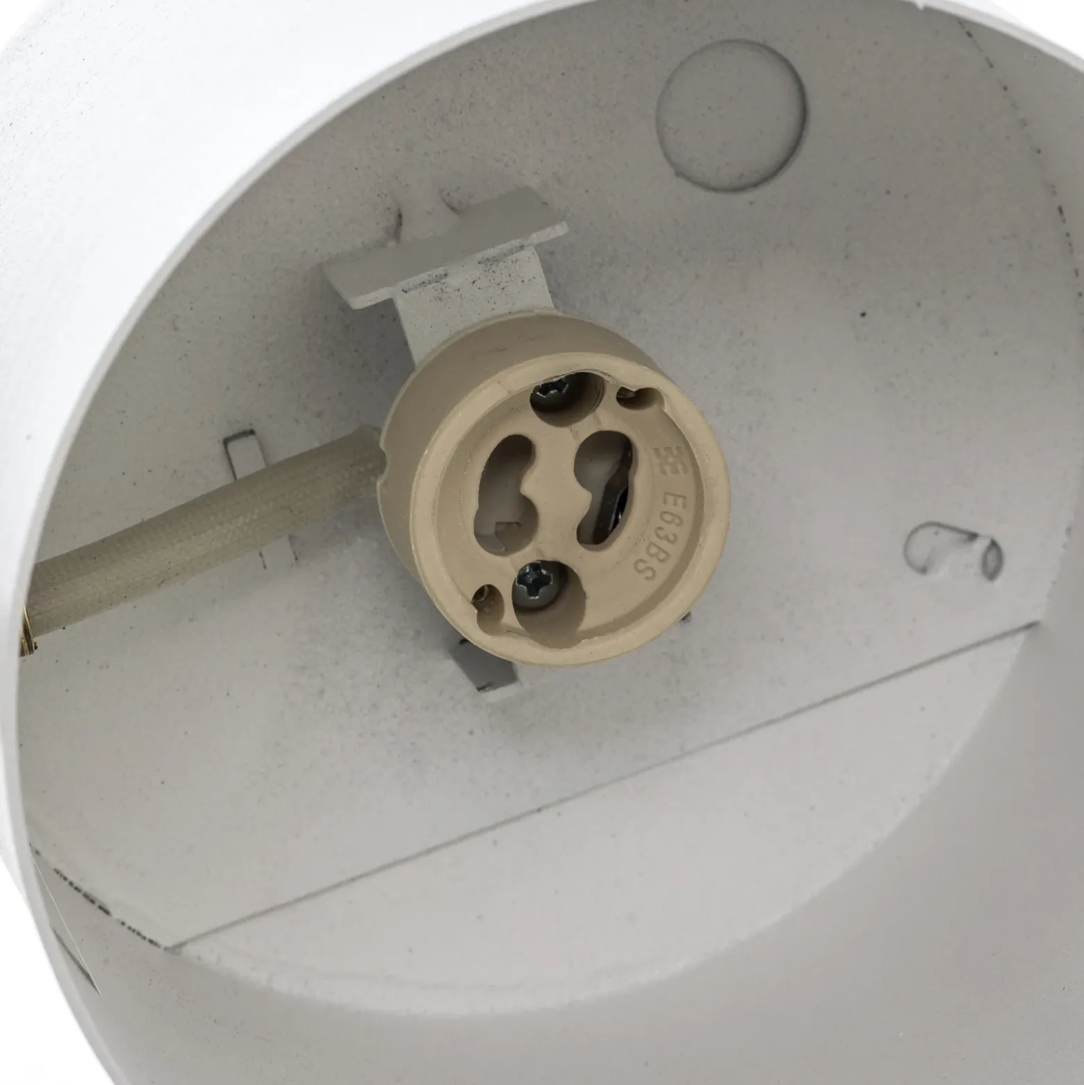Lámpara colgante Bot, blanca, 4 luces