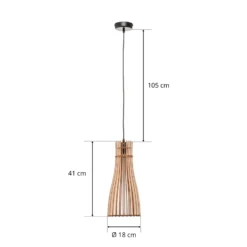 Lámpara colgante Bottle, 1 luz