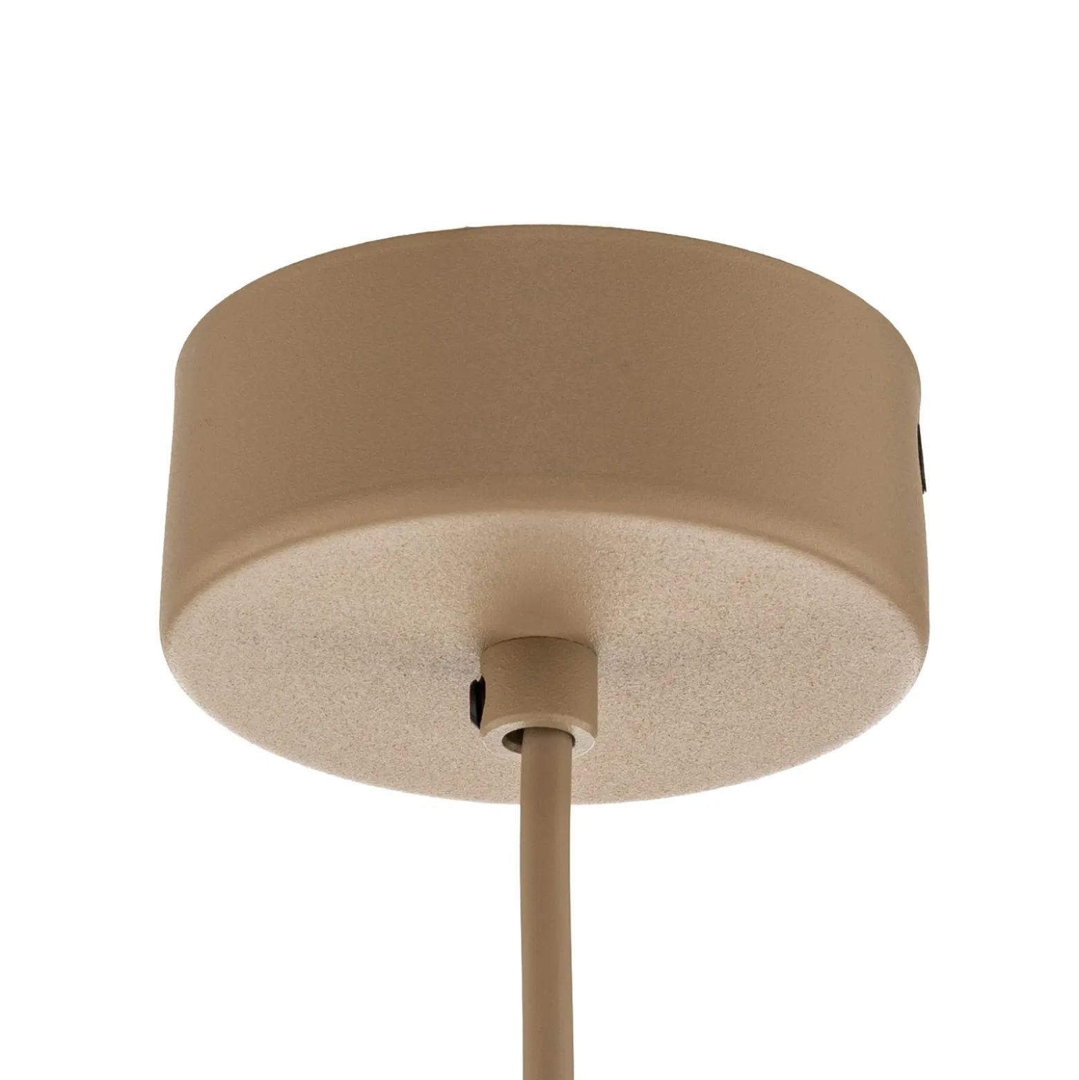 Lámpara colgante Calma, 1 luz, beige, rafia, Ø 50 cm, E27