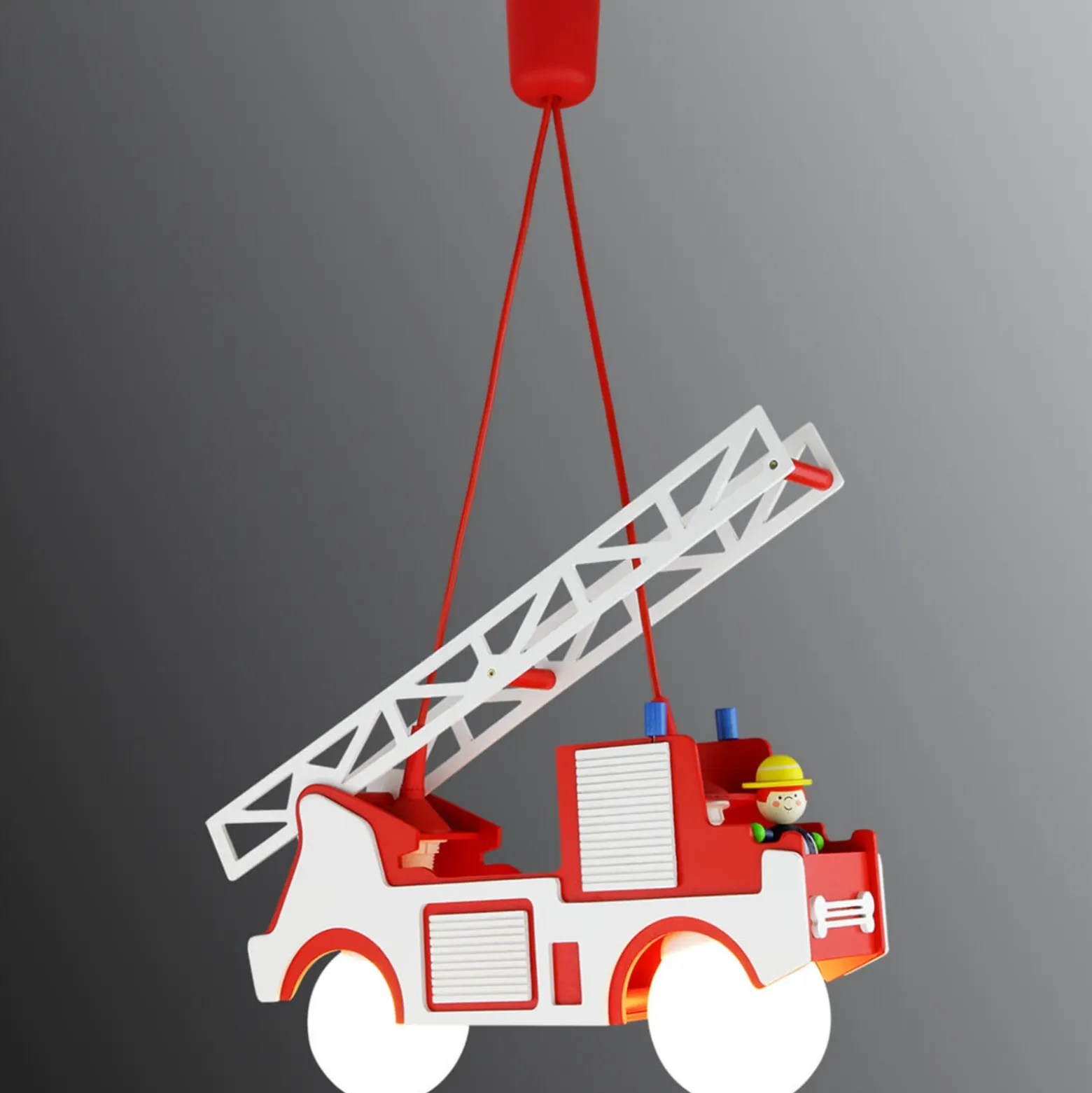 Lámpara colgante Camión de bomberos Fred