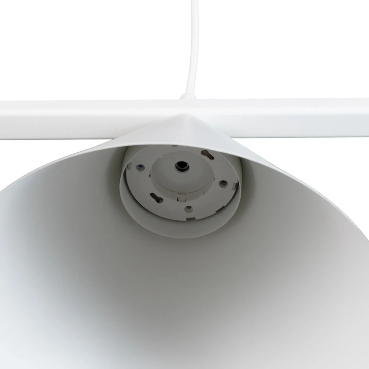 Lámpara colgante Capital, blanca, 3 luces, Ø 32 cm, GX53