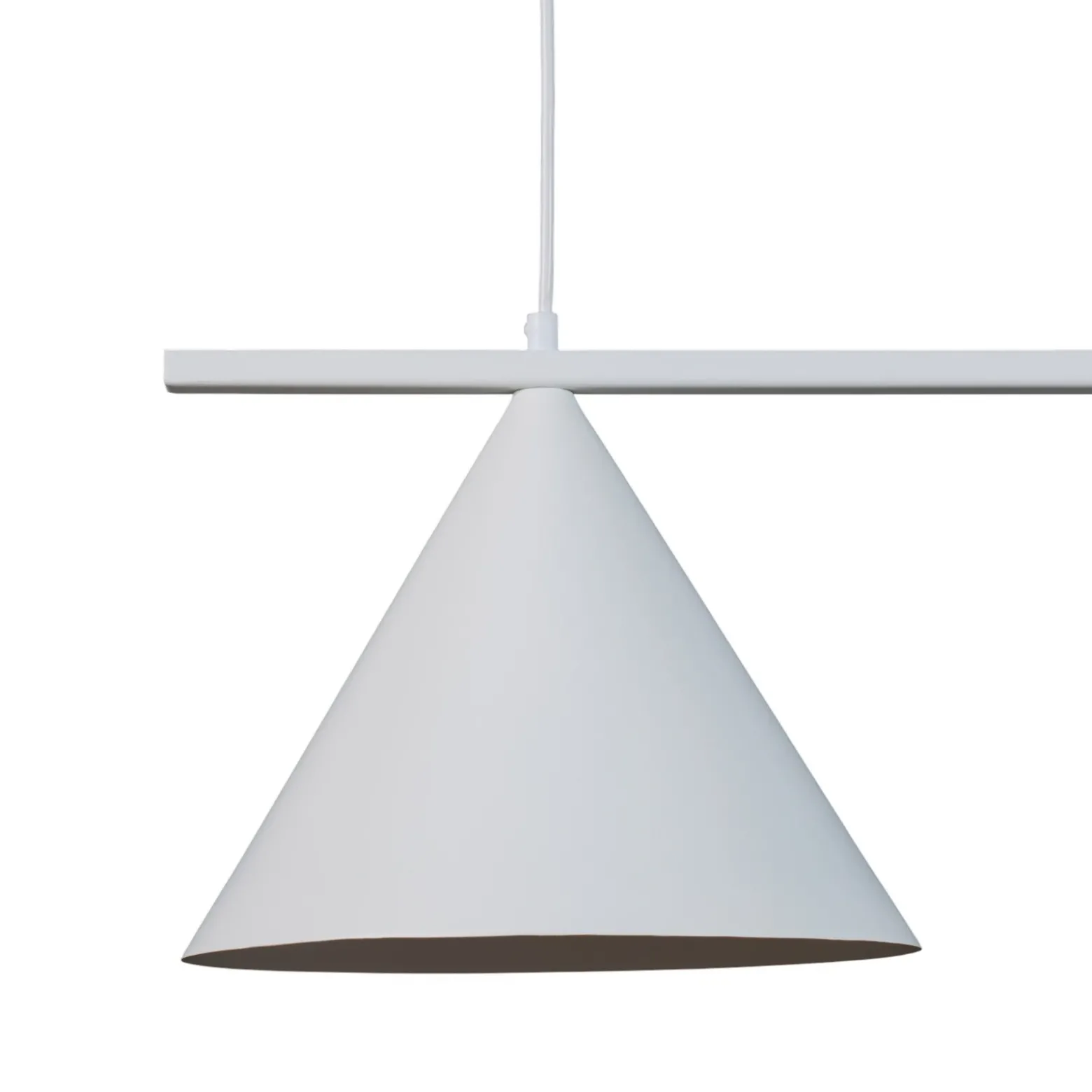 Lámpara colgante Capital, blanca, 3 luces, Ø 32 cm, GX53