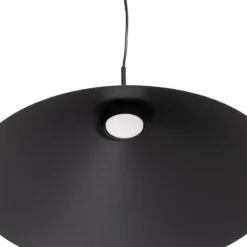 Lámpara colgante Capital, negra, 1 luz, Ø 60 cm, GX53