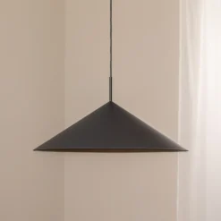 Lámpara colgante Capital, negra, 1 luz, Ø 60 cm, GX53
