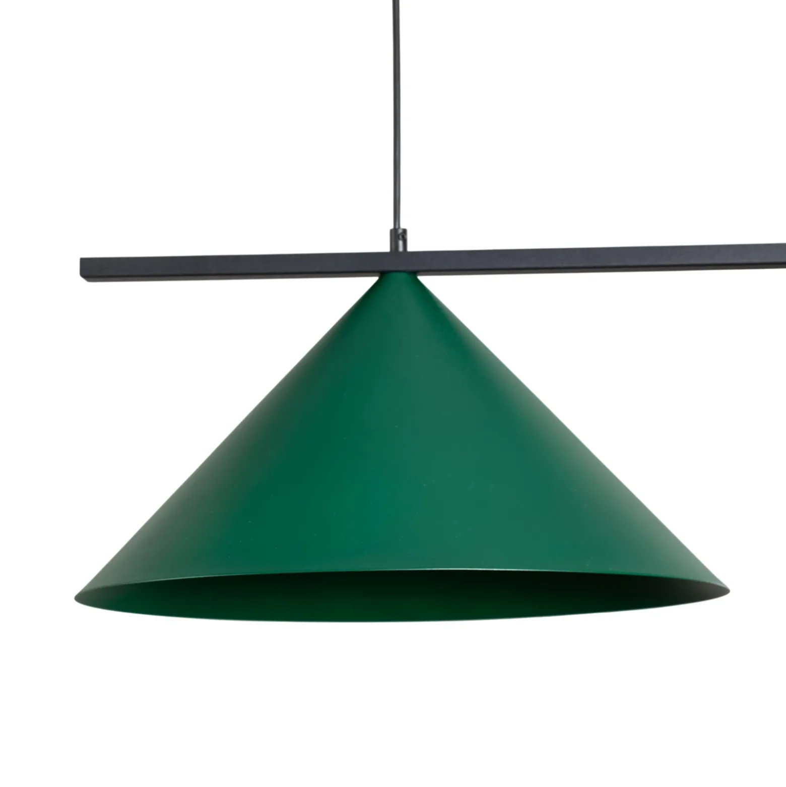 Lámpara colgante Capital, verde, 2 luces, Ø 46 cm, GX53