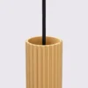 Lámpara colgante Carbon, color dorado, Ø 6 cm, aluminio