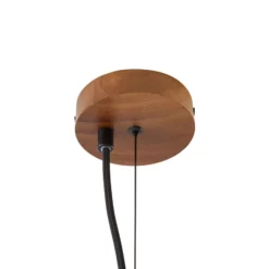 Lámpara colgante Carlotta de Lucande, 1 luz, Ø 27 cm, beige, hormigón