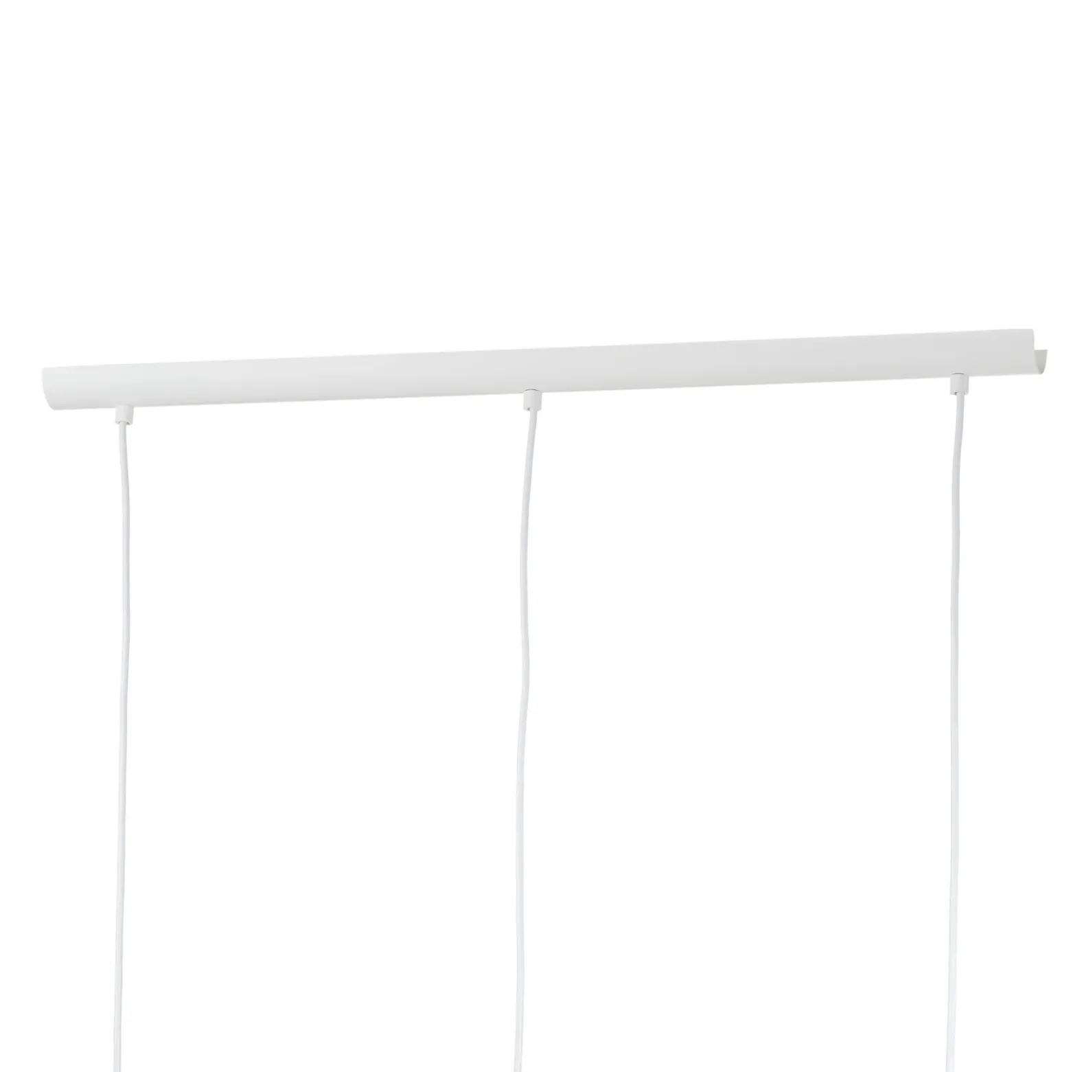 Lámpara colgante Carlton 1, 3 luces, blanco-dorado