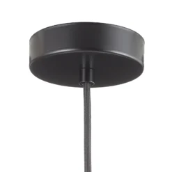 Lámpara colgante Carlton negro-cobre Ø 31 cm