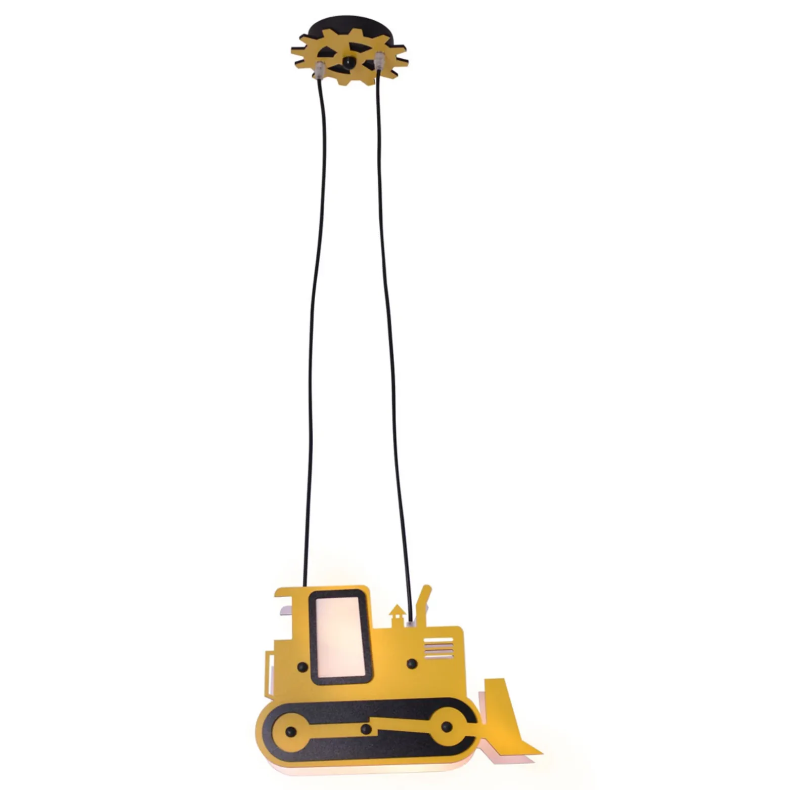 Lámpara colgante Carter, la excavadora iluminada