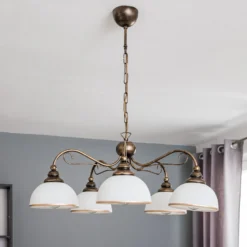 Lámpara colgante Casale, 5 luces
