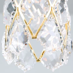 Lámpara colgante CHARLENE con elementos de cristal