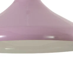 Lámpara colgante Claus, morado/blanco, Ø 35 cm, metal