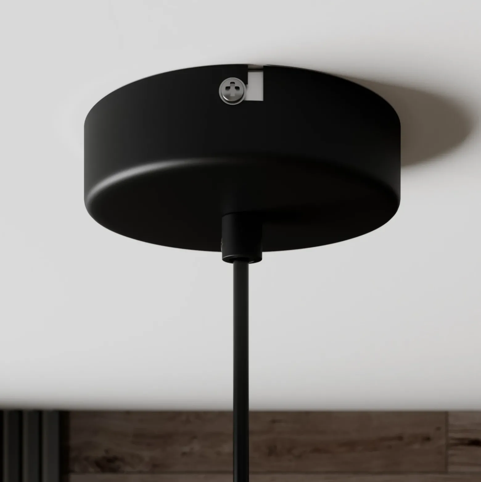Lámpara colgante Cliona de Lindby, negra, metal, Ø 31 cm, E27