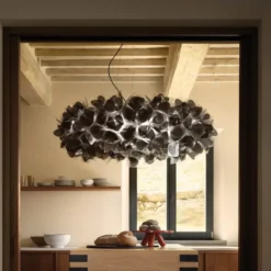 Lámpara colgante Clizia MAMA NON MAMA de Slamp, Ø 78 cm, negra