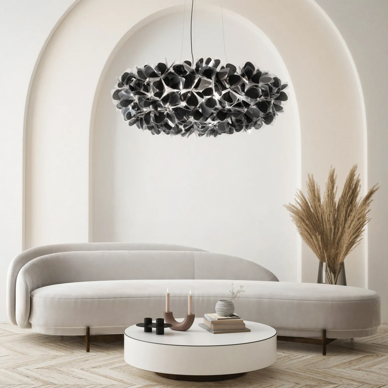 Lámpara colgante Clizia MAMA NON MAMA de Slamp, Ø 78 cm, negra