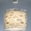 Lámpara colgante CLOUDS de Dalber para habitaciones infantiles, gris