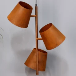 Lámpara colgante Colt, 3 luces, acero inoxidable