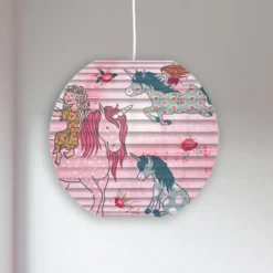 Lámpara colgante 4120606 con diseño unicornio
