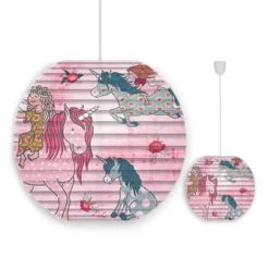 Lámpara colgante 4120606 con diseño unicornio
