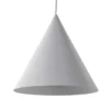 Lámpara colgante Cono, blanca, Ø 27 cm, acero, 1 luz