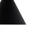 Lámpara colgante Cono, de 1 luz, Ø 27 cm, negra