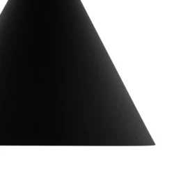 Lámpara colgante Cono, de 1 luz, Ø 27 cm, negra