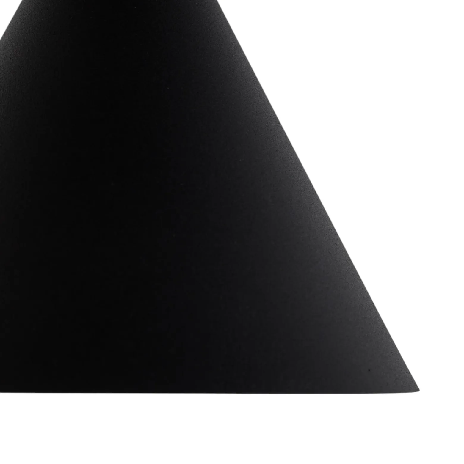 Lámpara colgante Cono, de 1 luz, Ø 27 cm, negra