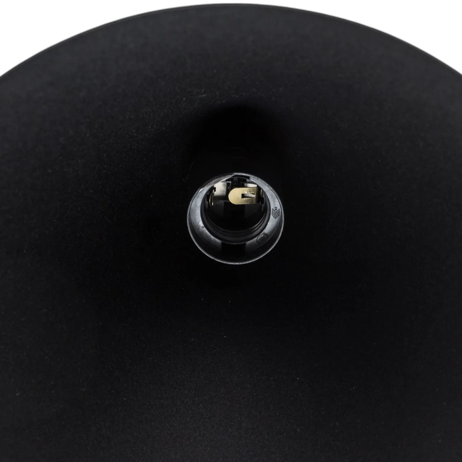Lámpara colgante Cono, de 1 luz, Ø 27 cm, negra
