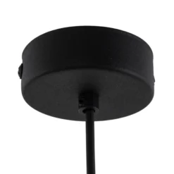 Lámpara colgante Cono, de 1 luz, Ø 27 cm, negra